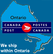 We ship throughout Ontario