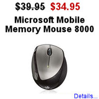 Microsoft Mobile Memory Mouse 8000