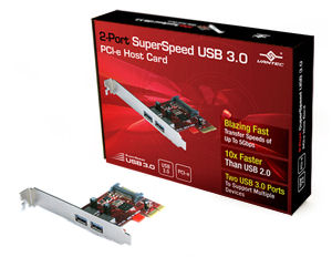 Vantec 2 Port PCI-e Host Card